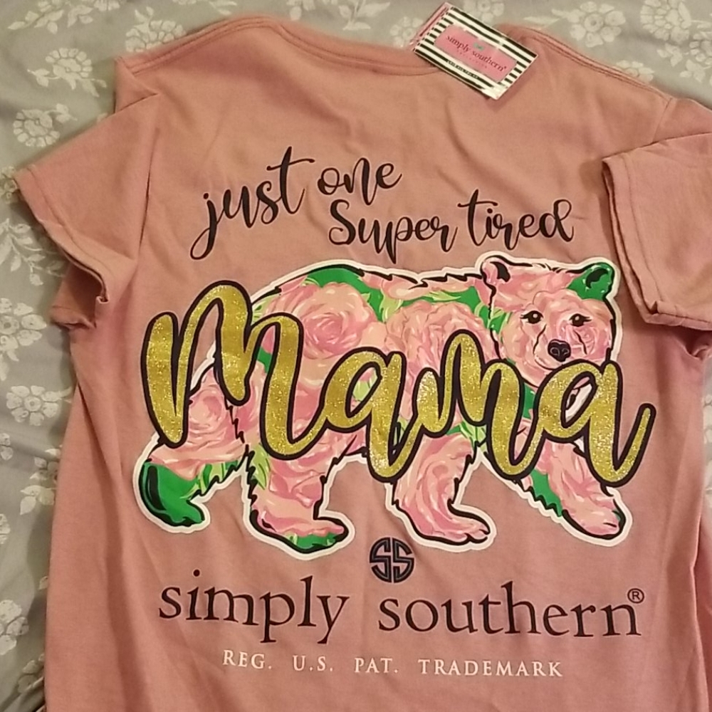 Simply Southern Tired Mama Bear T-shirt